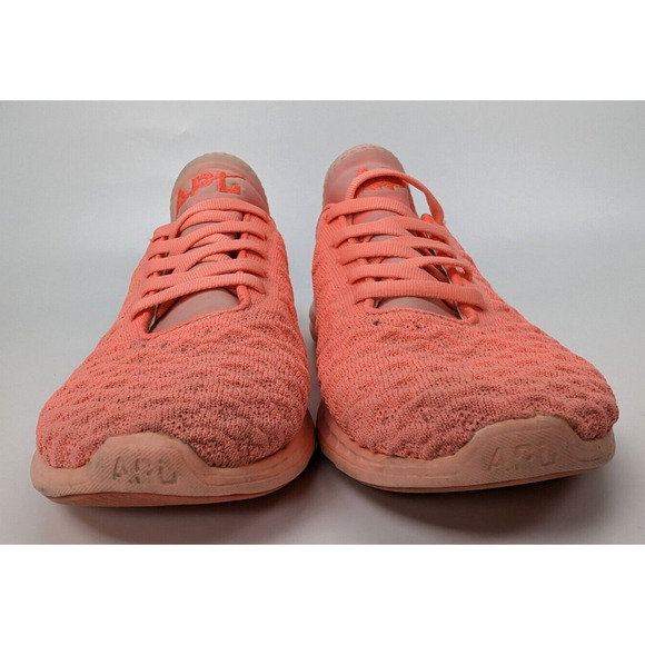 APL Techloom Phantom Shoes Womens size 8.5 Sneakers Neon Peach - Picture 5 of 11